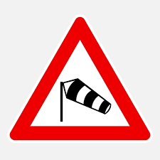Crosswind - Warning Signs Traffic Sign in Pakistan
