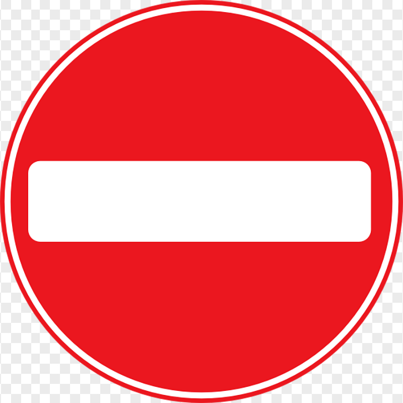 No Entry - Regulatory Signs Traffic Sign in Pakistan