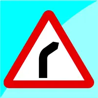 Curve Sign - Warning Traffic Sign in Pakistan