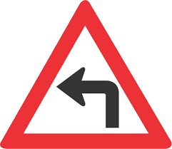 تیز موڑ بائیں - Warning Signs Traffic Sign in Pakistan