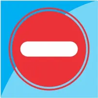 No Entry Sign - Regulatory Traffic Sign in Pakistan